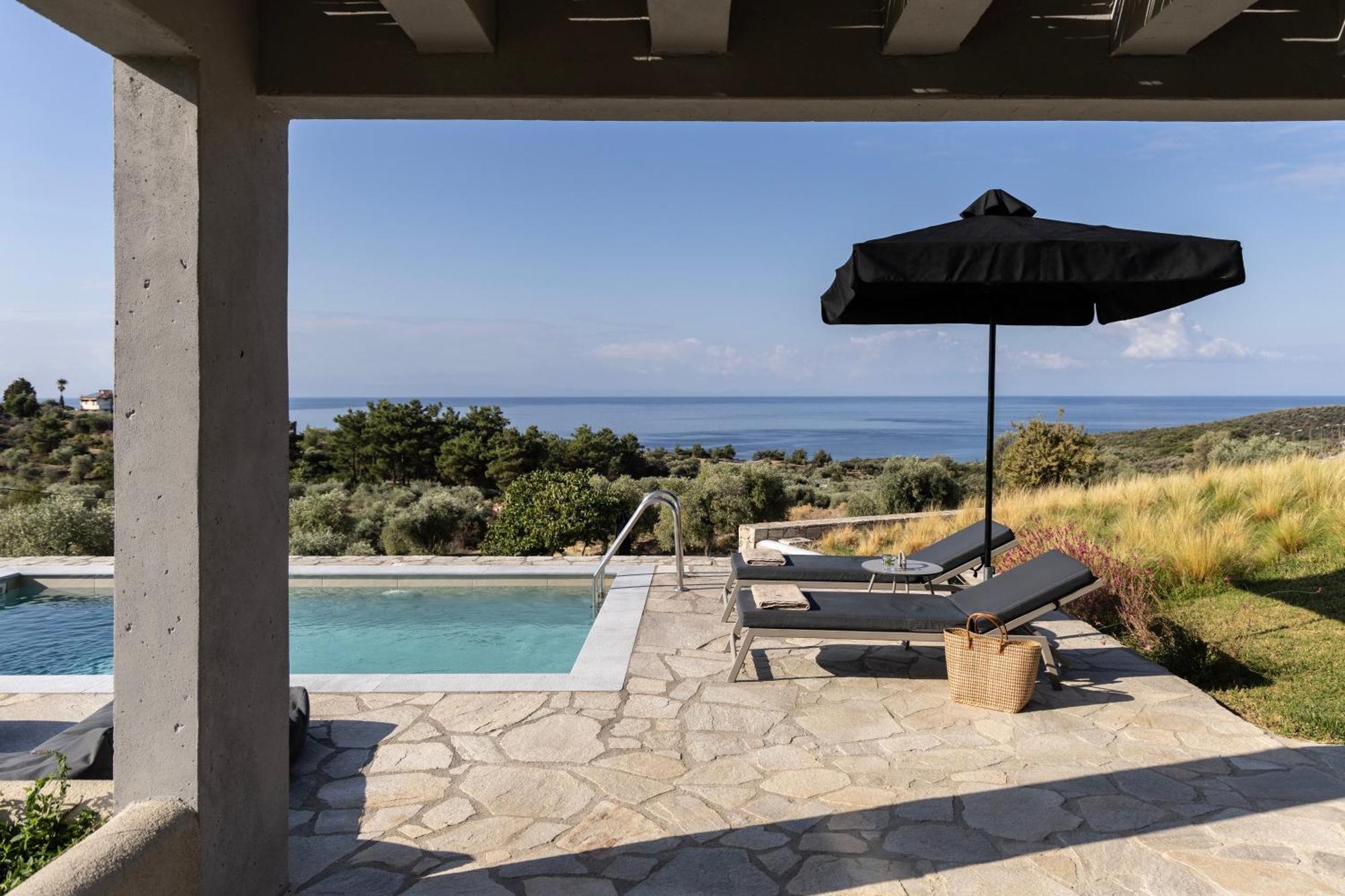 Fari Stone Villas Skála Marión Buitenkant foto