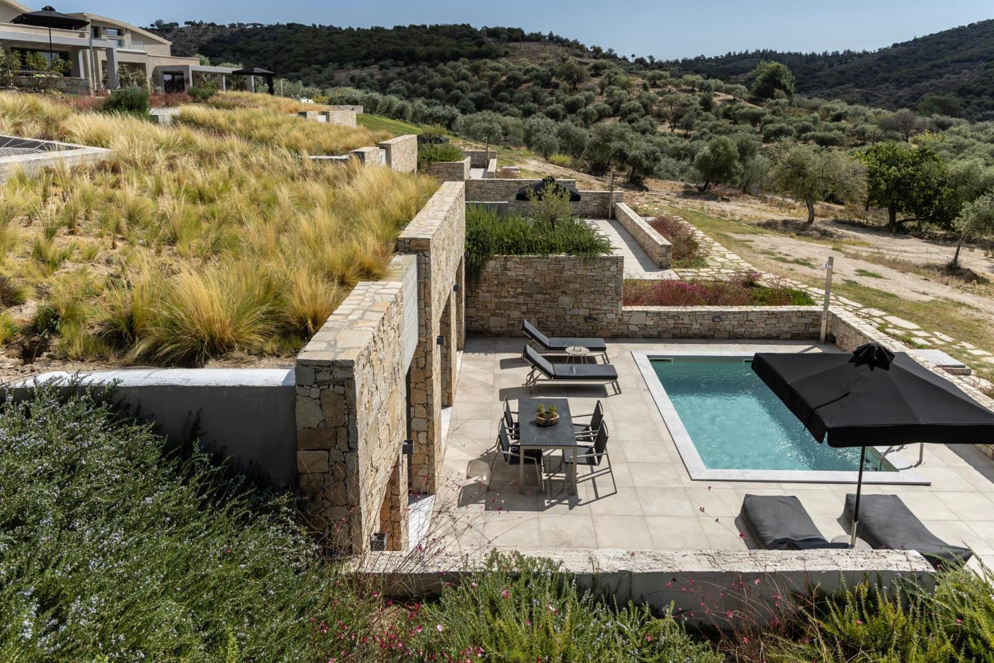 Fari Stone Villas Skála Marión Buitenkant foto