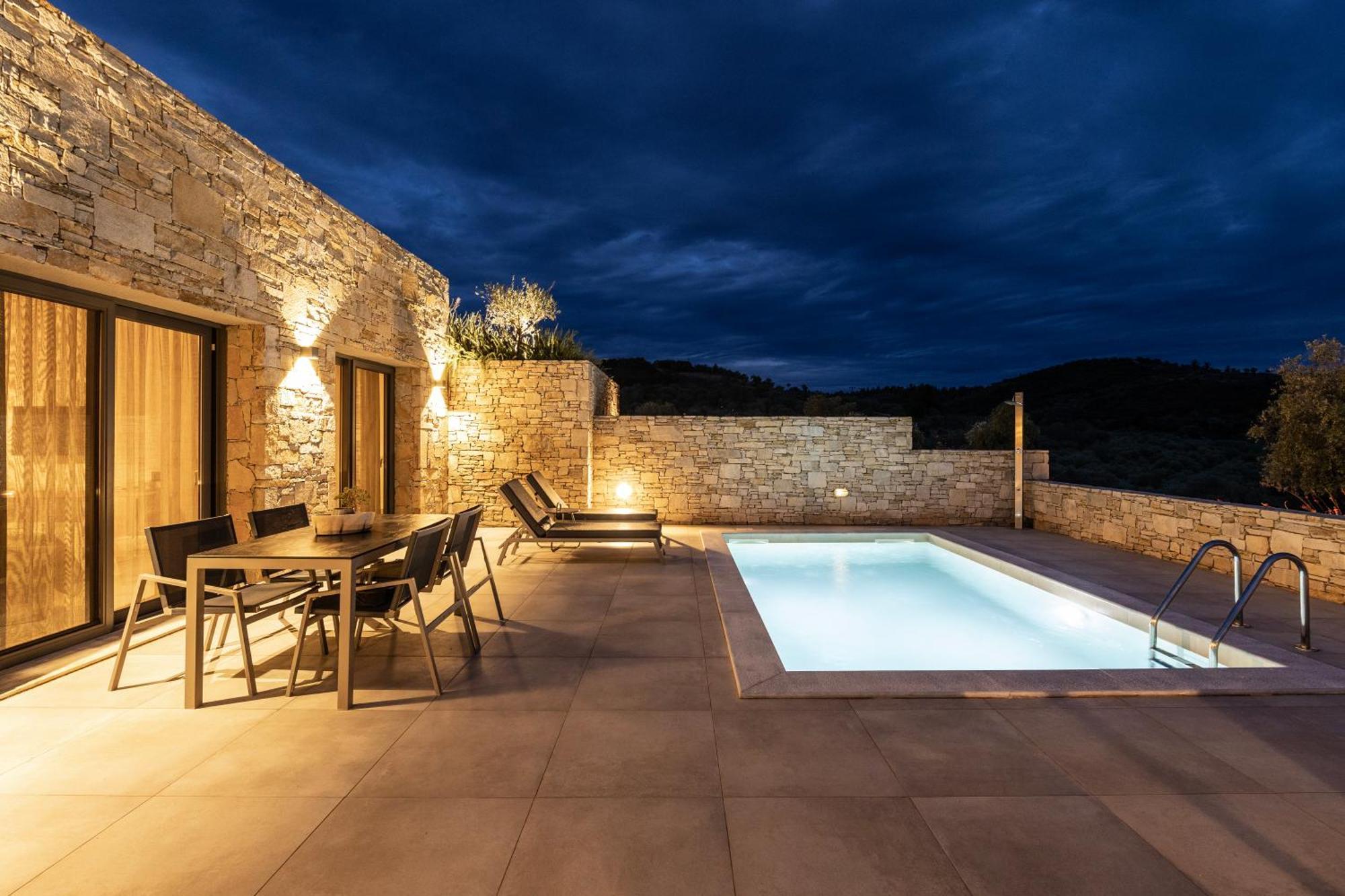 Fari Stone Villas Skála Marión Buitenkant foto