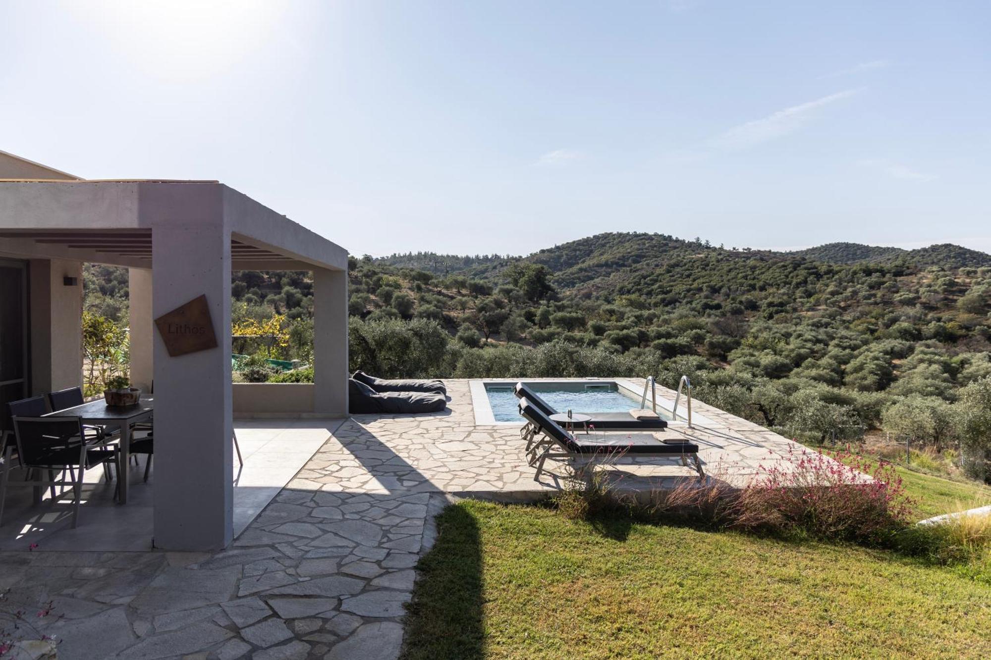 Fari Stone Villas Skála Marión Buitenkant foto