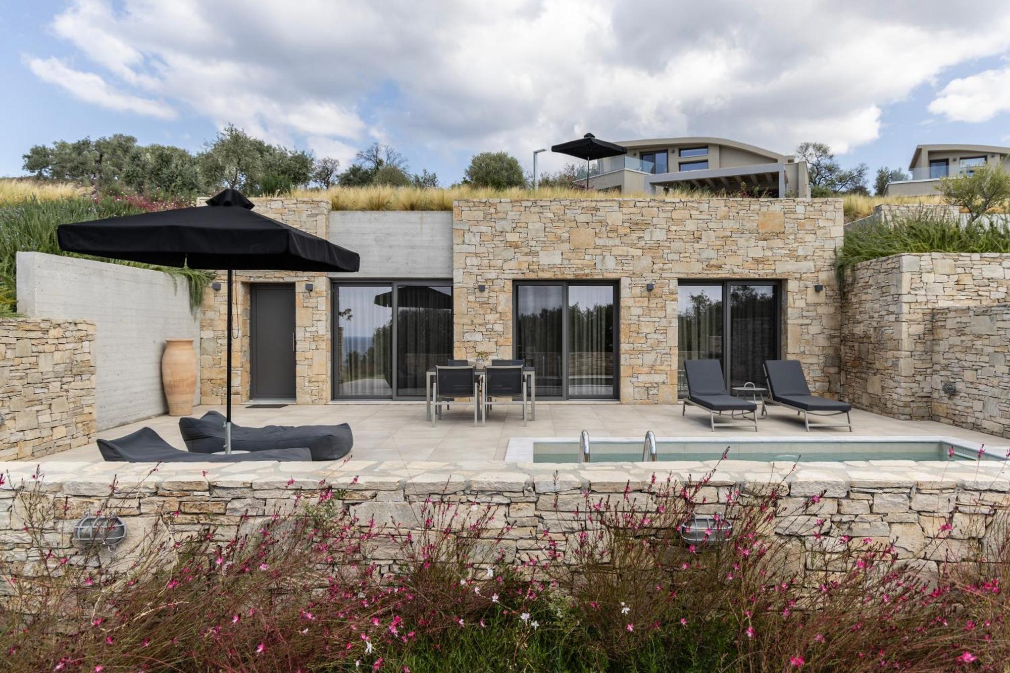 Fari Stone Villas Skála Marión Buitenkant foto