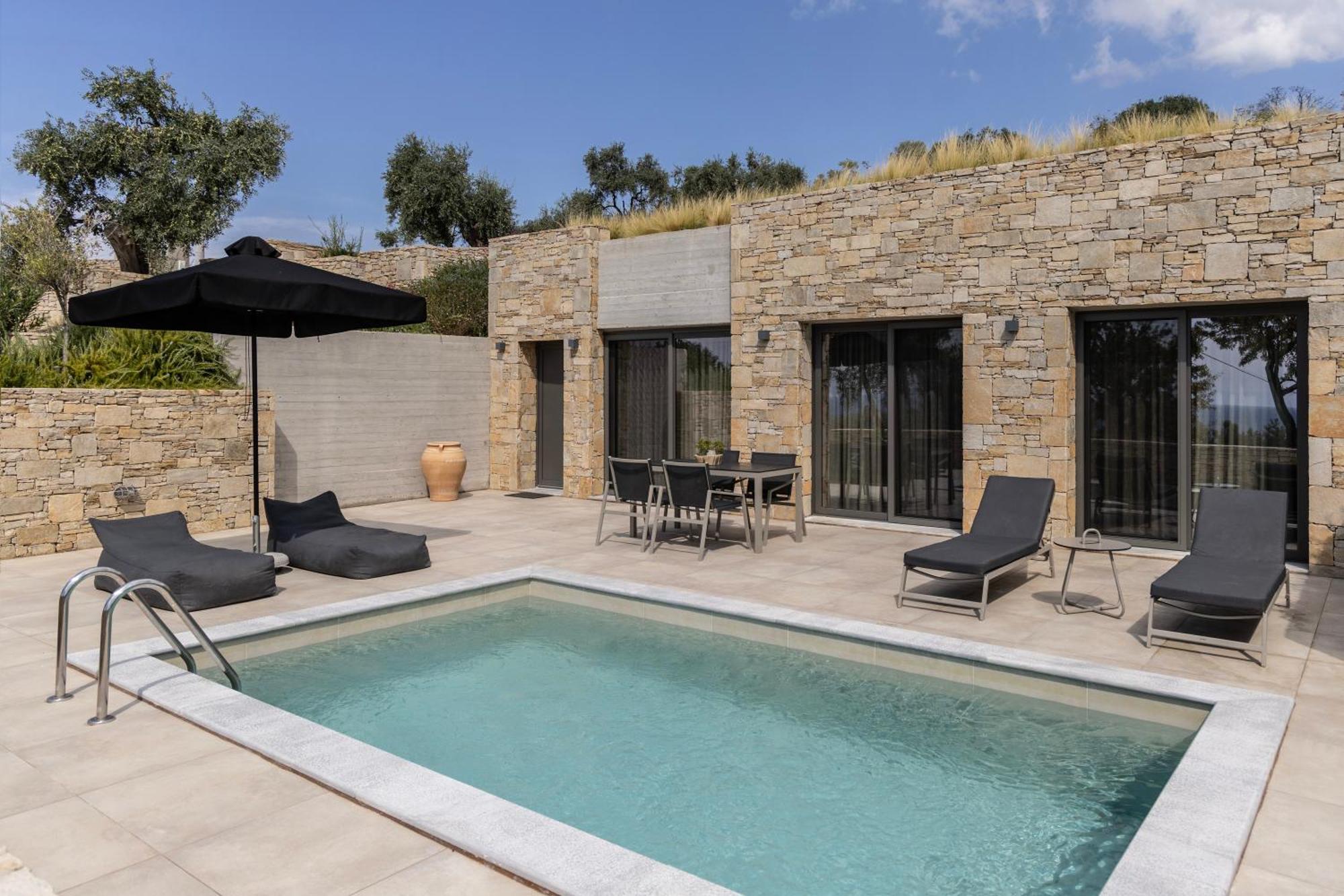 Fari Stone Villas Skála Marión Buitenkant foto