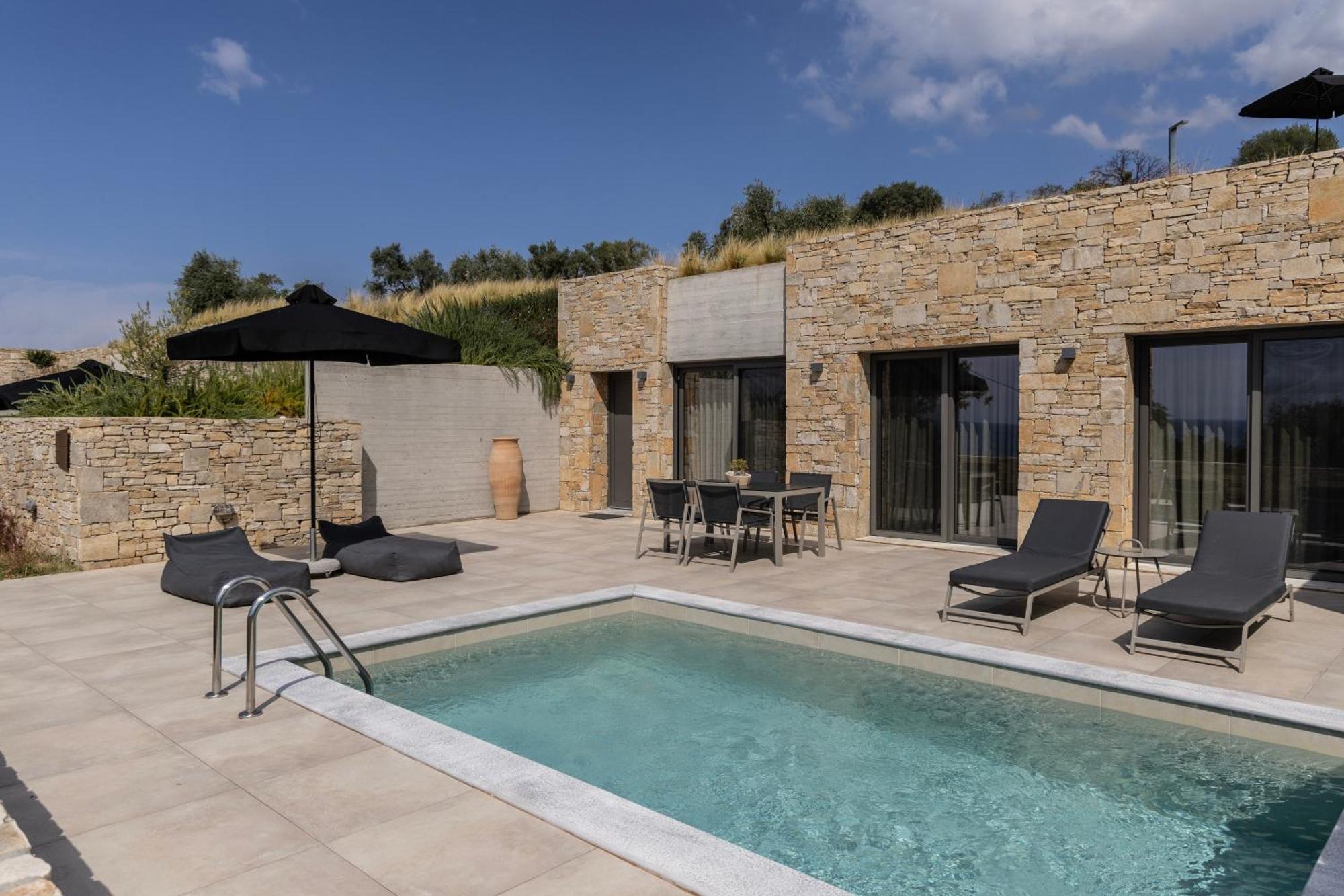 Fari Stone Villas Skála Marión Buitenkant foto