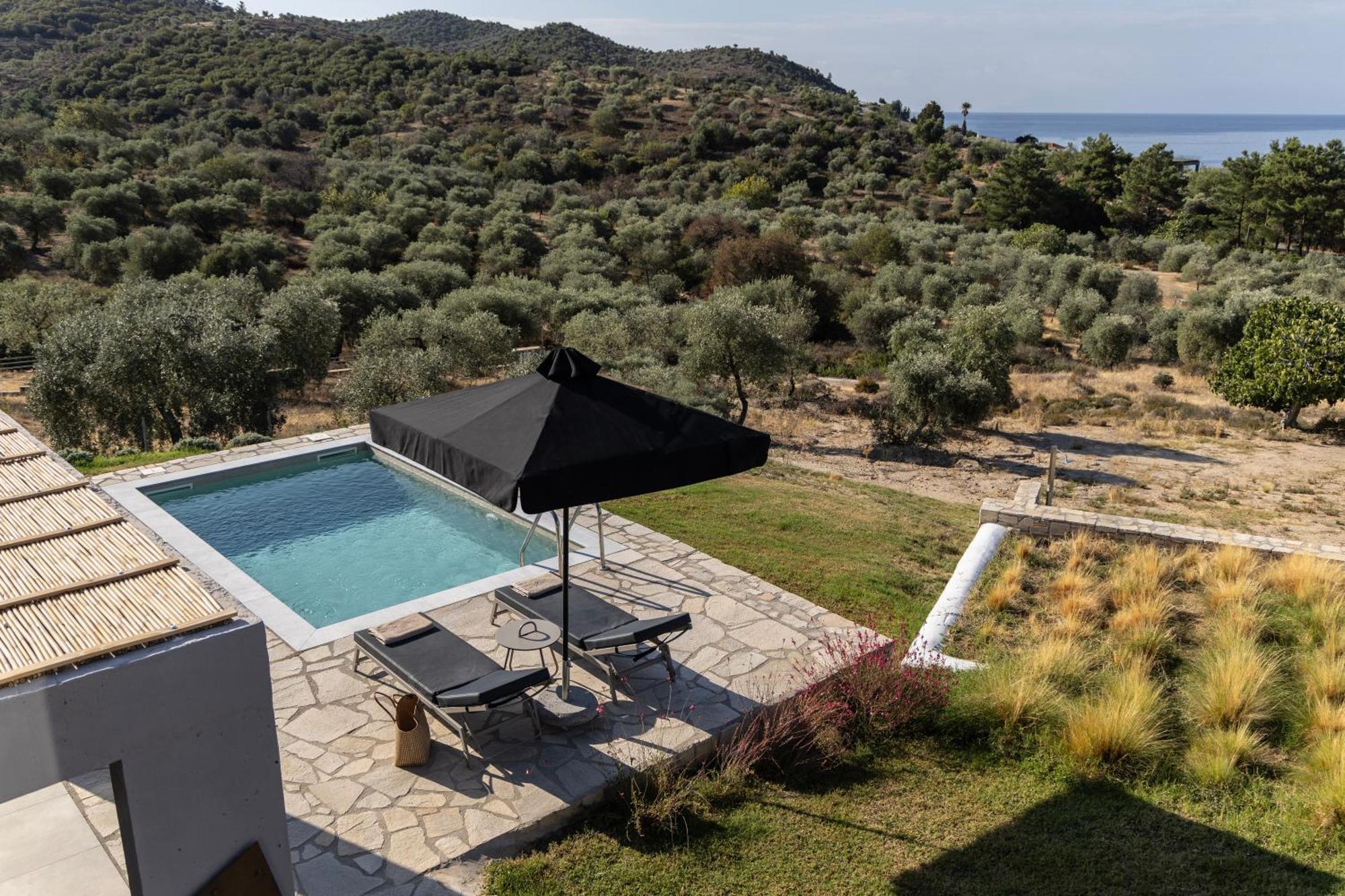 Fari Stone Villas Skála Marión Buitenkant foto