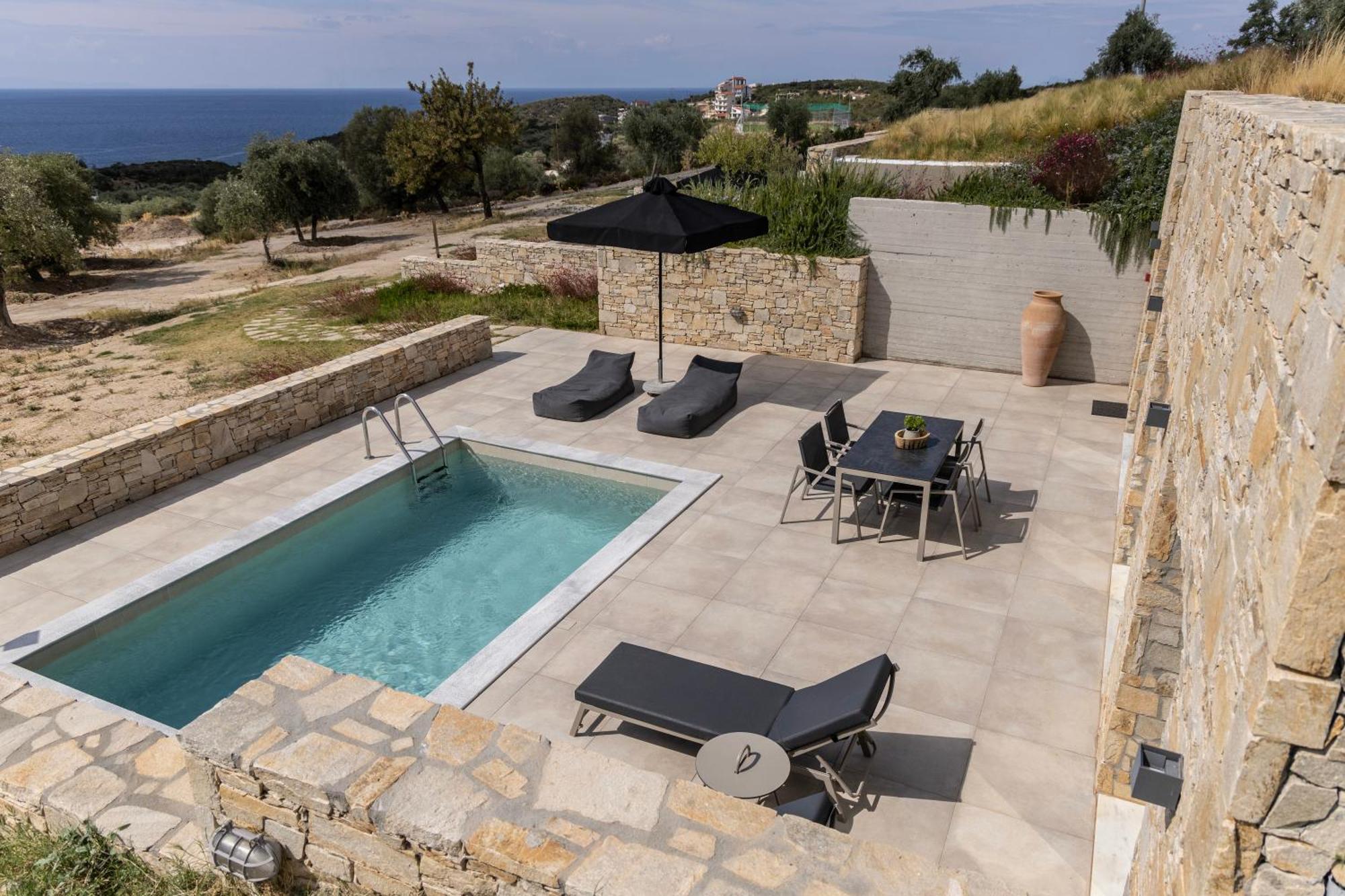 Fari Stone Villas Skála Marión Buitenkant foto
