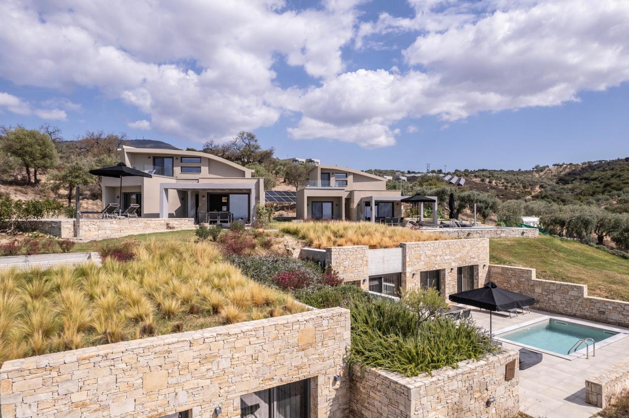 Fari Stone Villas Skála Marión Buitenkant foto